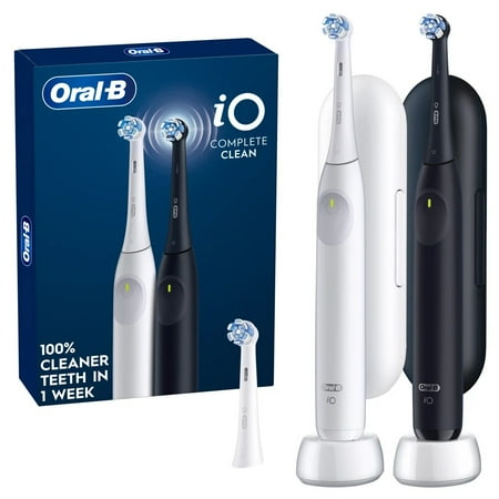Oral-B iO Complete Clean Rechargeable Toothbrush, 2 Pack