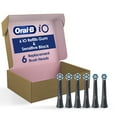thumbnail image 1 of Oral-B iO Gum & Sensitive Replacement Heads, Electric Toothbrush Brush Heads, Black, 6 Count, 1 of 9