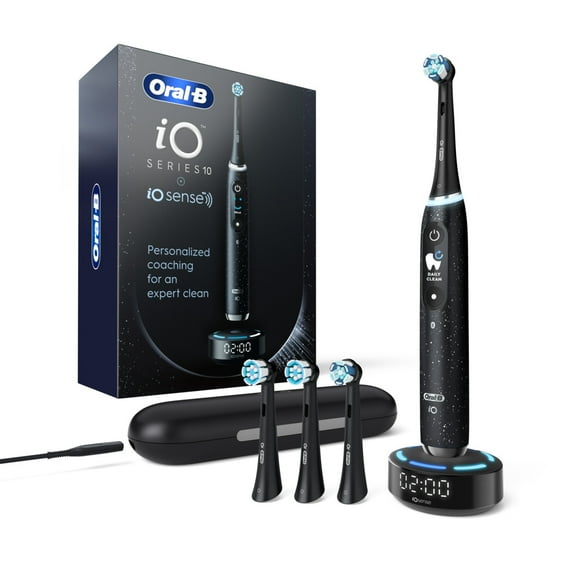 Oral-B iO Series 10 Rechargeable Electric Toothbrush, (4) Brush Heads