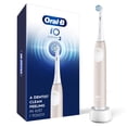thumbnail interactive-video image 1 of Oral-B iO Series 2 Rechargeable Electric Powered Toothbrush, Peach with 1 Gentle Care Brush Head - Automatic Pressure Sensor to Protect Gums - 3 Modes - 2 Min Timer, 1 of 16