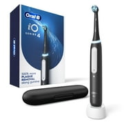 Oral-B iO Series 4 Electric Toothbrush with 1 Brush Head, Rechargeable, Black