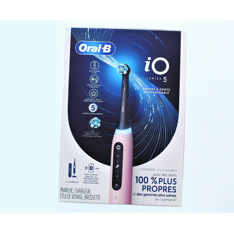 Oral-B iO Series 5 Electric Rechargeable Toothbrush in Blush