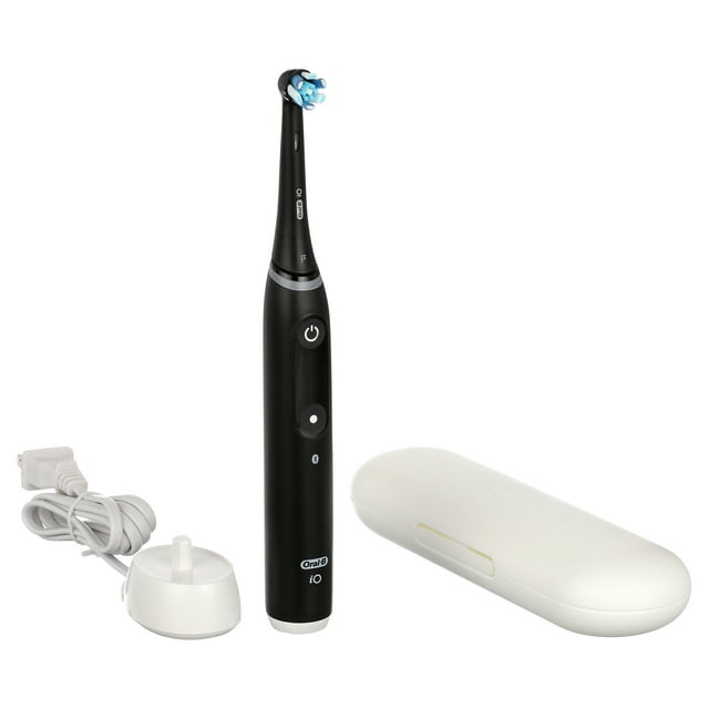 OralB iO Series 6 Electric Toothbrush with (1) Brush Head, Black Lava
