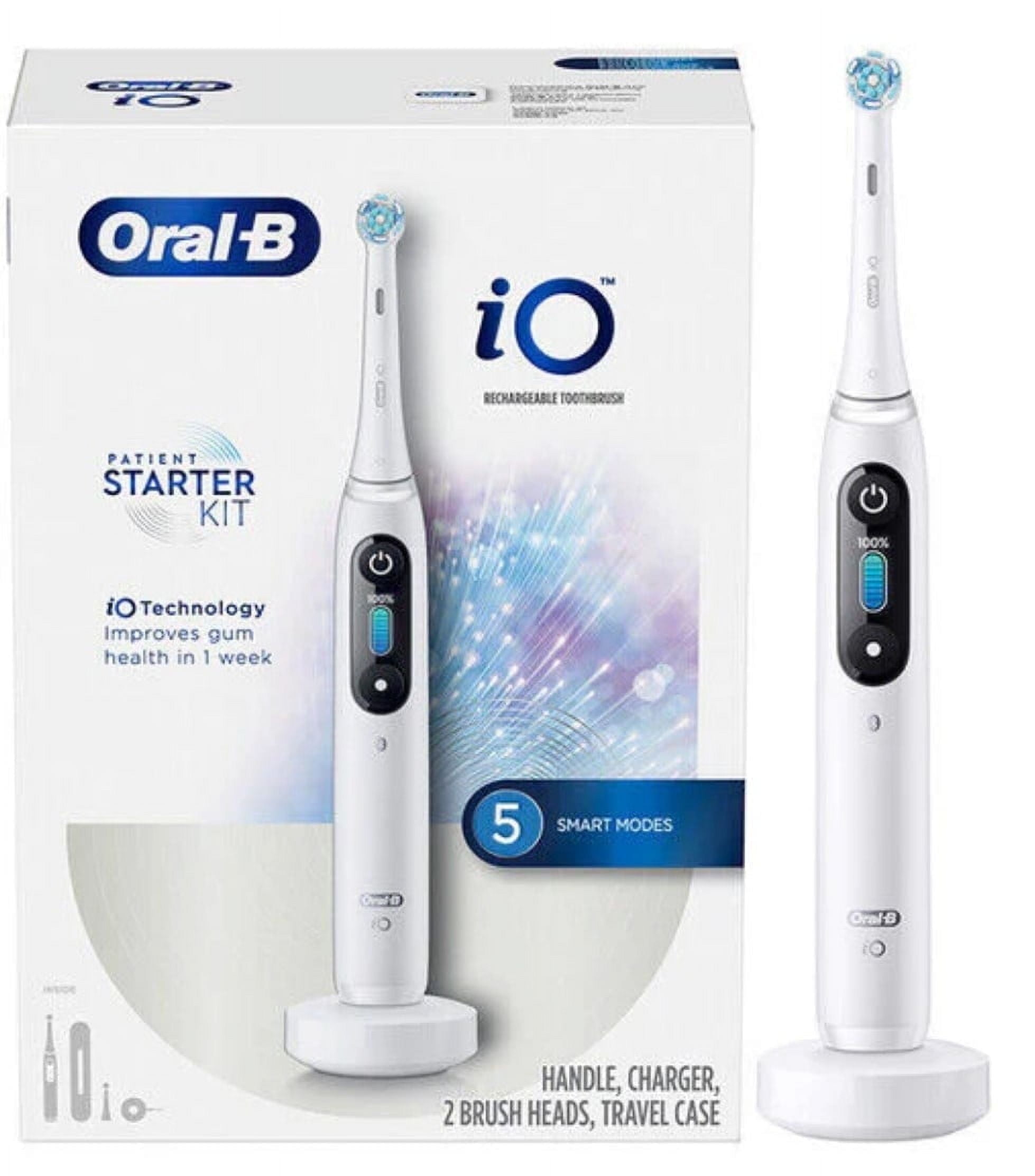 Oral-B iO Series 7 Electric Toothbrush - White Alabaster - Walmart.com