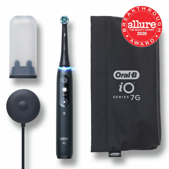 Oral-B iO Series 7G Electric Toothbrush with 1 Brush Head, Black Onyx