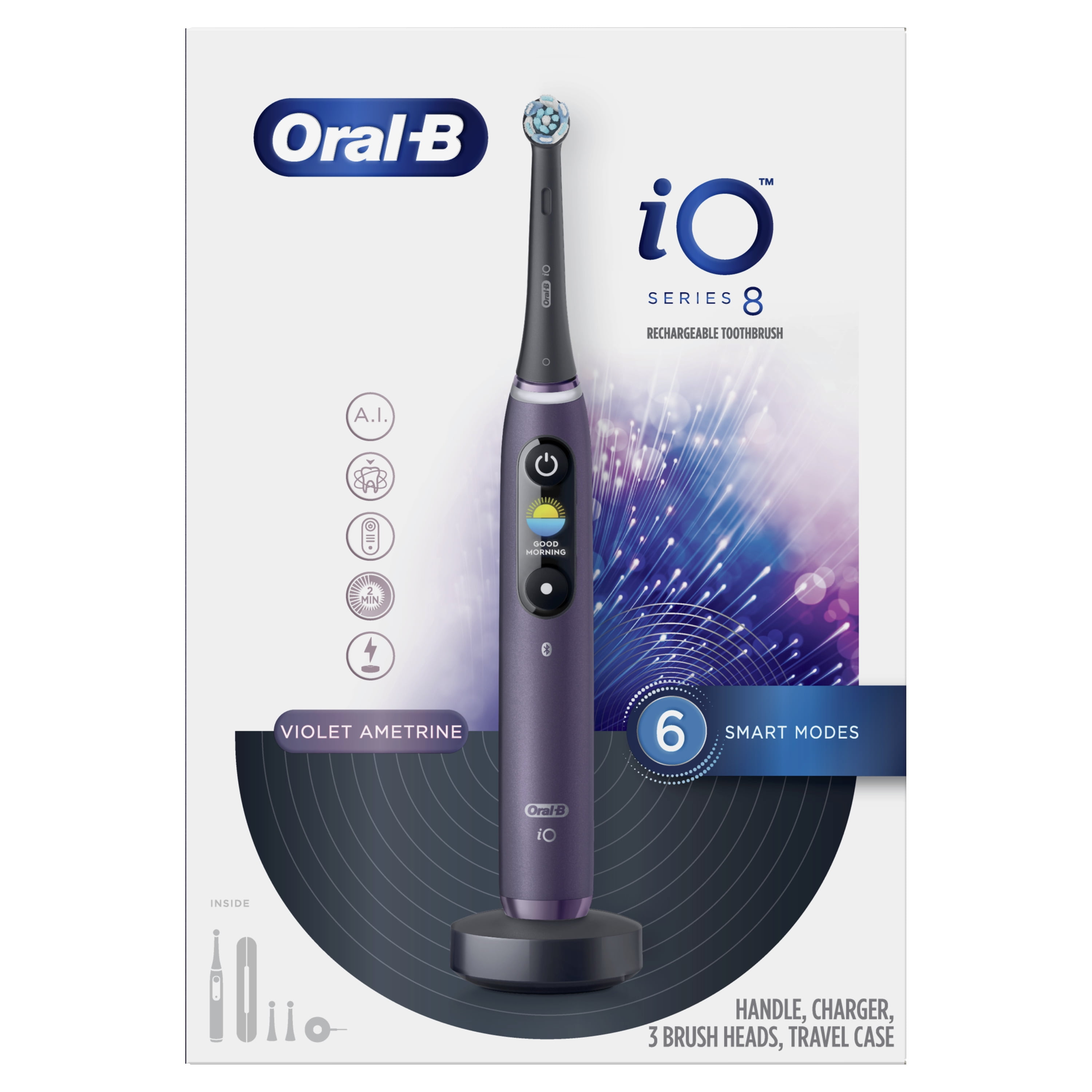Free Shipping! Oral-B iO Series 8 Electric Toothbrush with 3 Free Shipping! Oral-B iO Series 8 Electric Toothbrush with 3