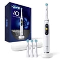 thumbnail interactive-video image 1 of Oral-B Toothbrush, iO Series 9 Electric Toothbrush with 4 Brush Heads, White Alabaster, 1 of 16