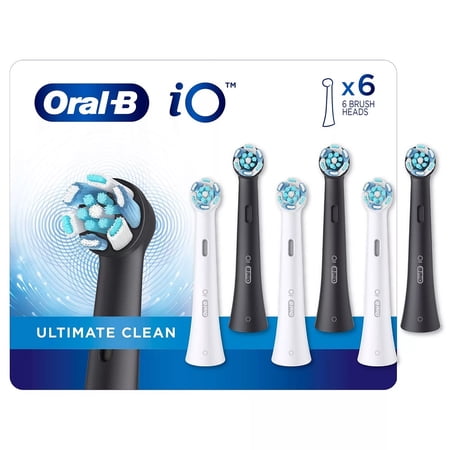 Oral-B iO Series Electric Toothbrush Replacement Brush Heads 6 Count Refills .