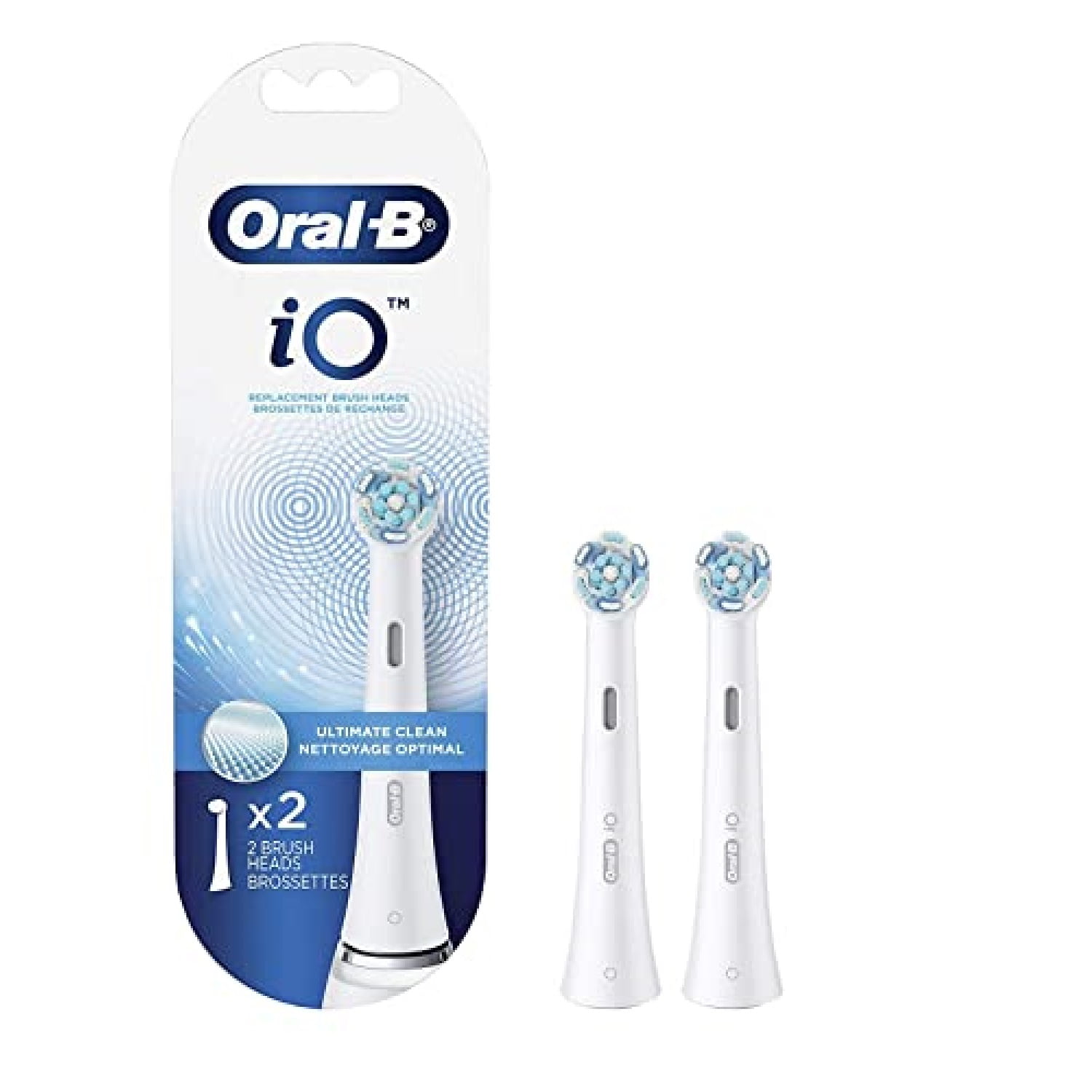 OralB iO Ultimate Cleaning Electric Toothbrush Heads 2 Heads