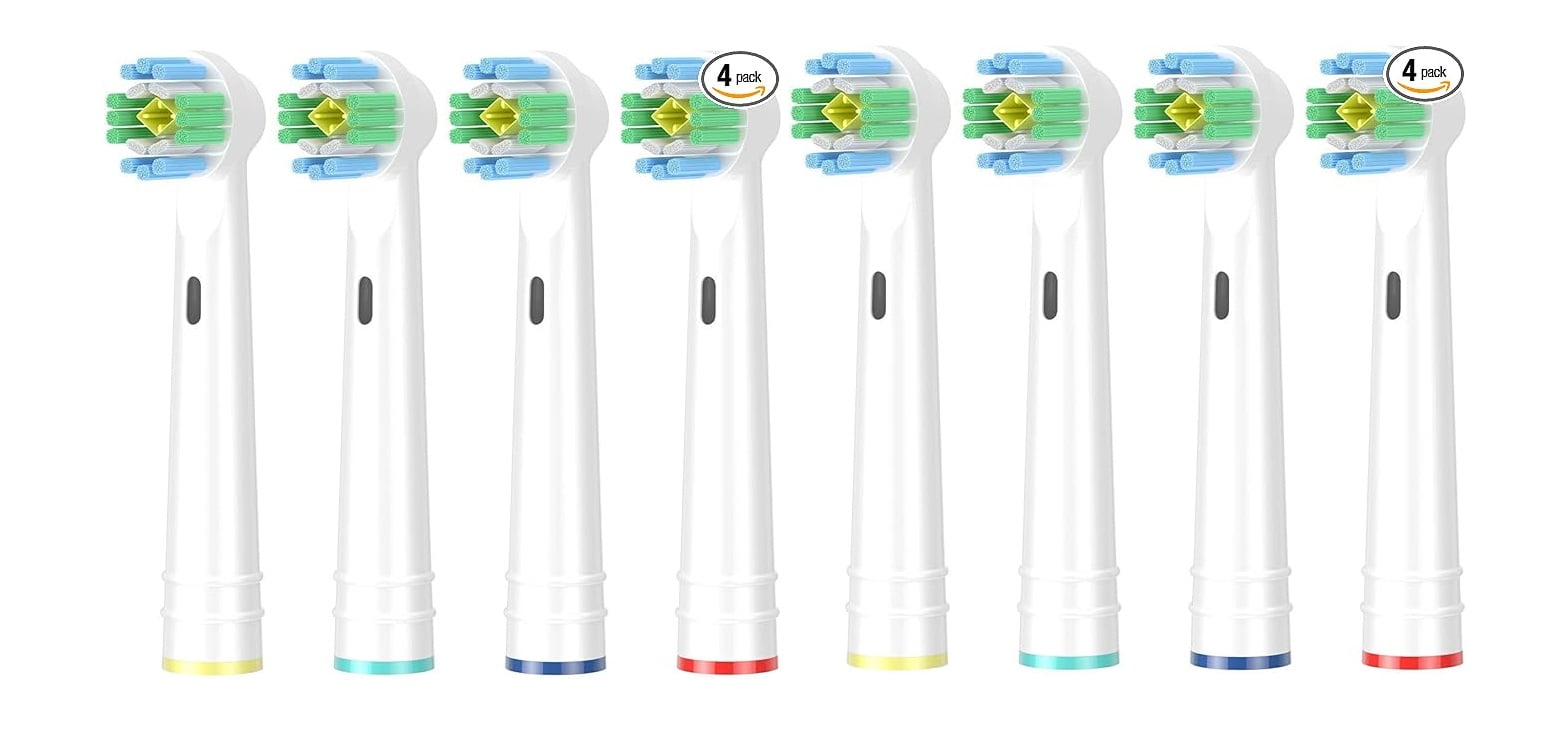 Oral Basics Replacement Brush Heads for OralB Braun Electric