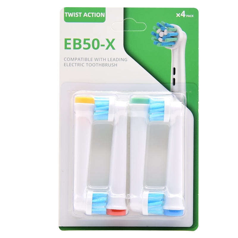 Sensitive Toothbrush Heads 4-Pack - Compatible With Braun Oral-B Electric Toothbrushes, Extra Soft Bristles
