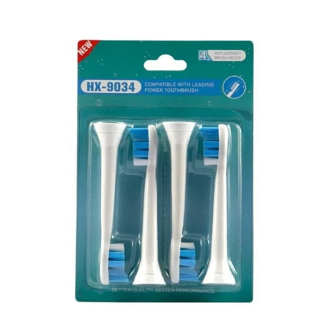 Oral Basics Replacement Brush Heads for Sonicare Electric Toothbrush, Optimal Gum Care, HX-9034 (4 Pack)