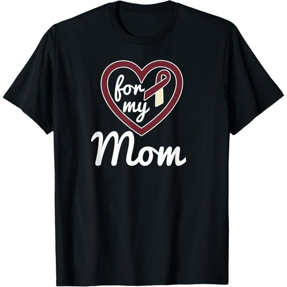 Oral Cancer Shirts For Mom Awareness Ribbon TShirt Men women T-shirt black, gift. Sizes: S, M,L, XL, 2XL, 3XL, 4XL