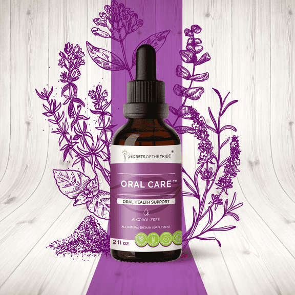 Secrets Of The Tribe Oral Care Blend Tincture Dietary Supplement, Natural Extract, Made from Cinnamon, Cloves, Lavender, Eucalyptus, Peppermint, Thyme 2 oz