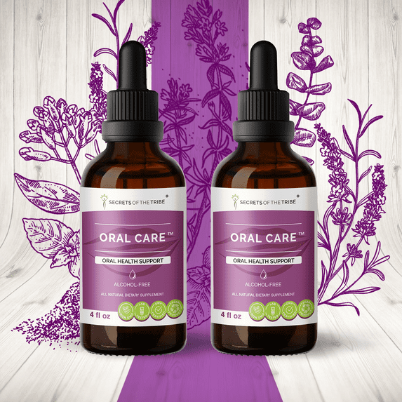 Oral Care Alcohol-FREE Extract, Tincture, Glycerite Cinnamon, Cloves, Lavender, Eucalyptus, Peppermint, Thyme. Oral Health Support 2x4 oz