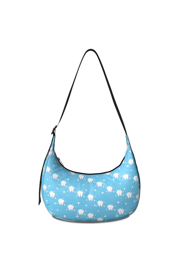 Oral Care Crossbody Bag for Women Adjustable Strap Lightweight Nylon Dentist Dental Tooth Teeth Tooth Pattern Small Purse Travel Everyday Use