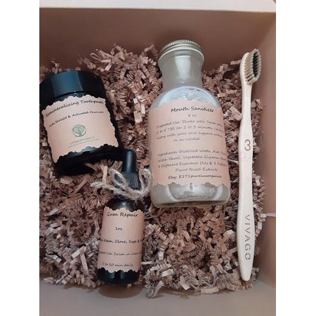 Oral Care Gift Pack, Oral Hygiene Bundle, Christmas Gift, Eco Friendly Gift, Teeth Whitening, Tooth Care Set, Gift for Him, Gift for Her