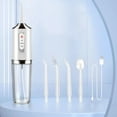 thumbnail image 1 of Oral Cleaner Water-Flosser-Cordless-Teeth-Cleaner Water Dental Flosser with IPX7 Waterproof Dental Oral Irrigator for Travel Home Braces(Luxury White), 1 of 8