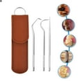 Oral Crochet Care Tool Stainless Steel Toothpick Portable Teeth Stone