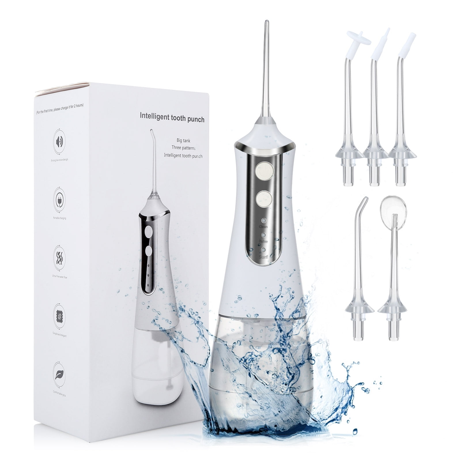 Oral Electric Dental Water Flosser Teeth Whitening 350ml Water Tank