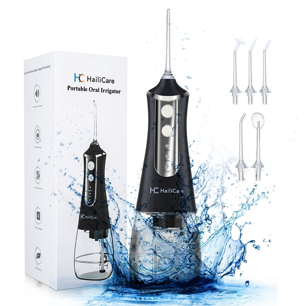 Oral Electric Dental Water Flosser Teeth Whitening 350ml Water Tank