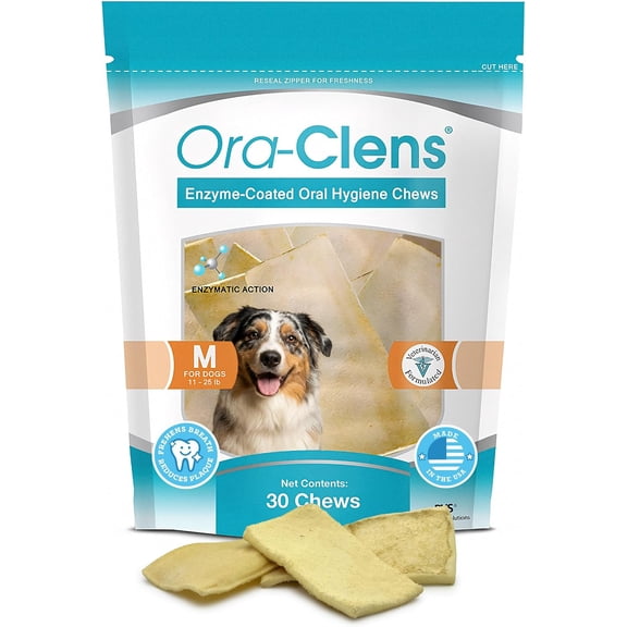 Oral Hygiene Chews Medium, 30-Count Bag