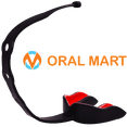 thumbnail image 1 of Oral Mart Child Black Strapped Sports Mouthguard (Black/Red) Youth Mouth Guard Sports, 1 of 6