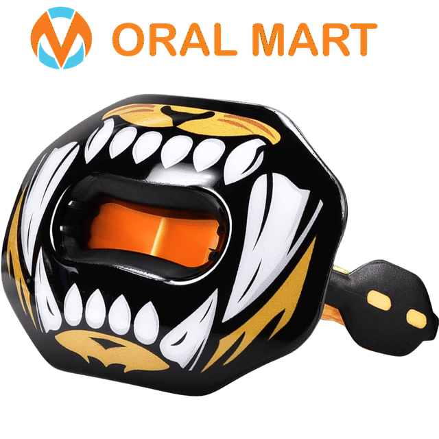 Oral Mart Youth Football Mouth Guard (Tiger Bite) - Lip Guard Mouthpiece with Detachable Strap