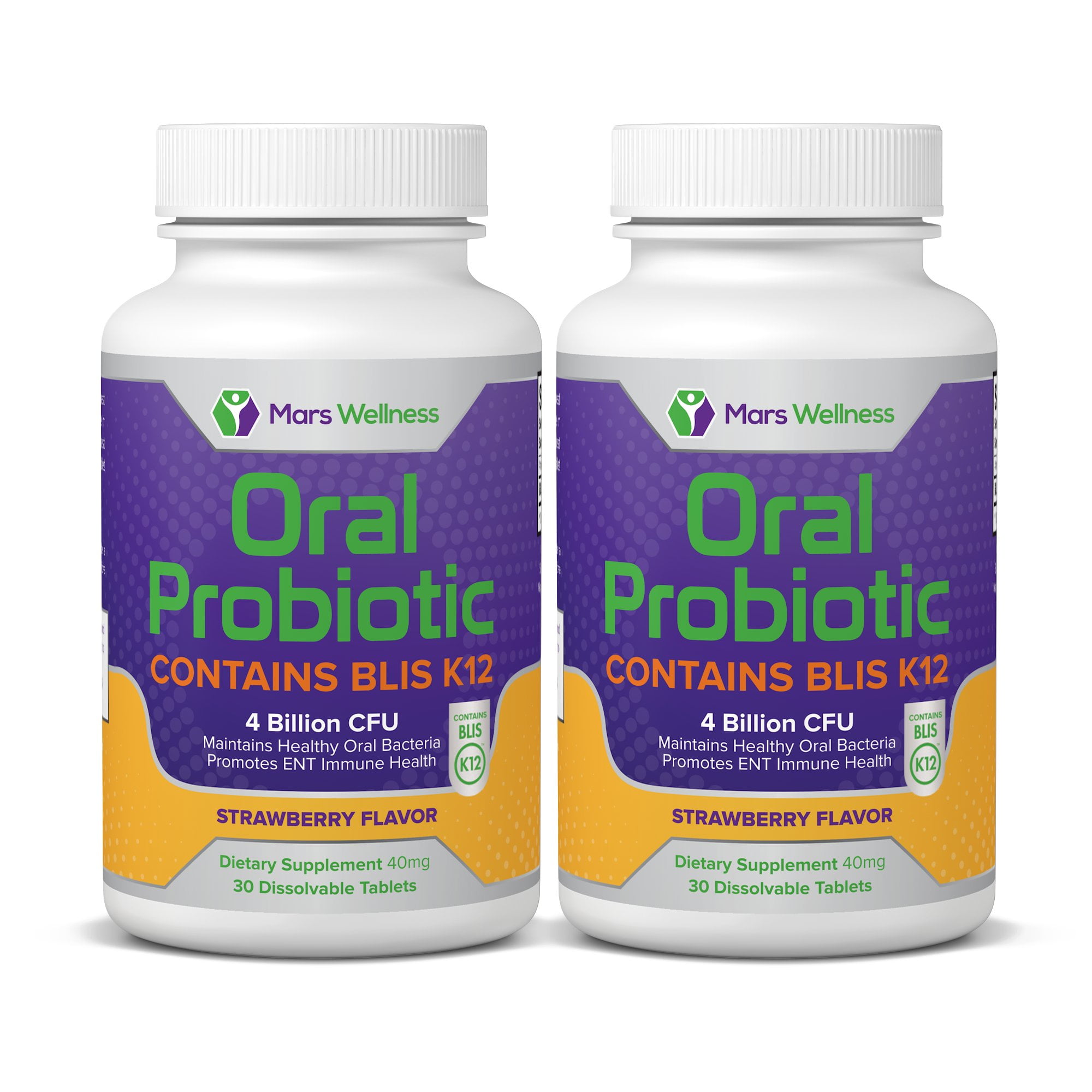 Oral Probiotic, Oral Health, BLIS K12 NOW DAIRY FREE Dissolvable Oral Tablets NO NATURAL