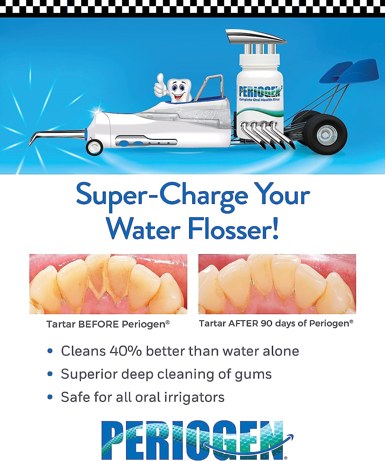 Oral Rinse Mint Flavor 2 Pack - Clinically Proven Tartar Control for Healthier Teeth and Gums with Dental Implants and Braces