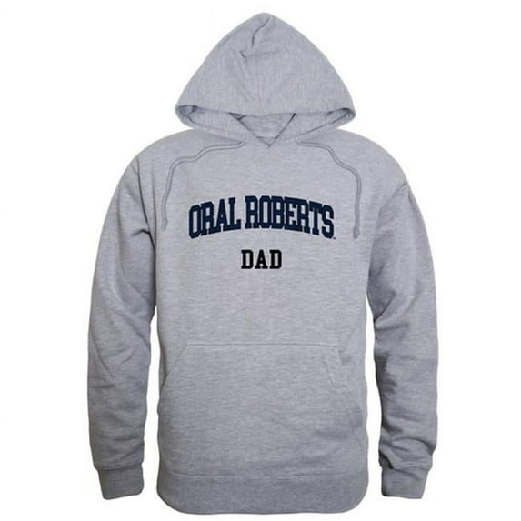 Oral Roberts University Golden Eagles Dad Hoodie, Heather Grey - 2XL