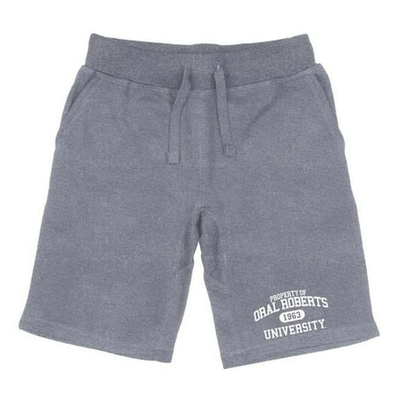 Oral Roberts University Golden Eagles Property Shorts, Heather Grey - Small