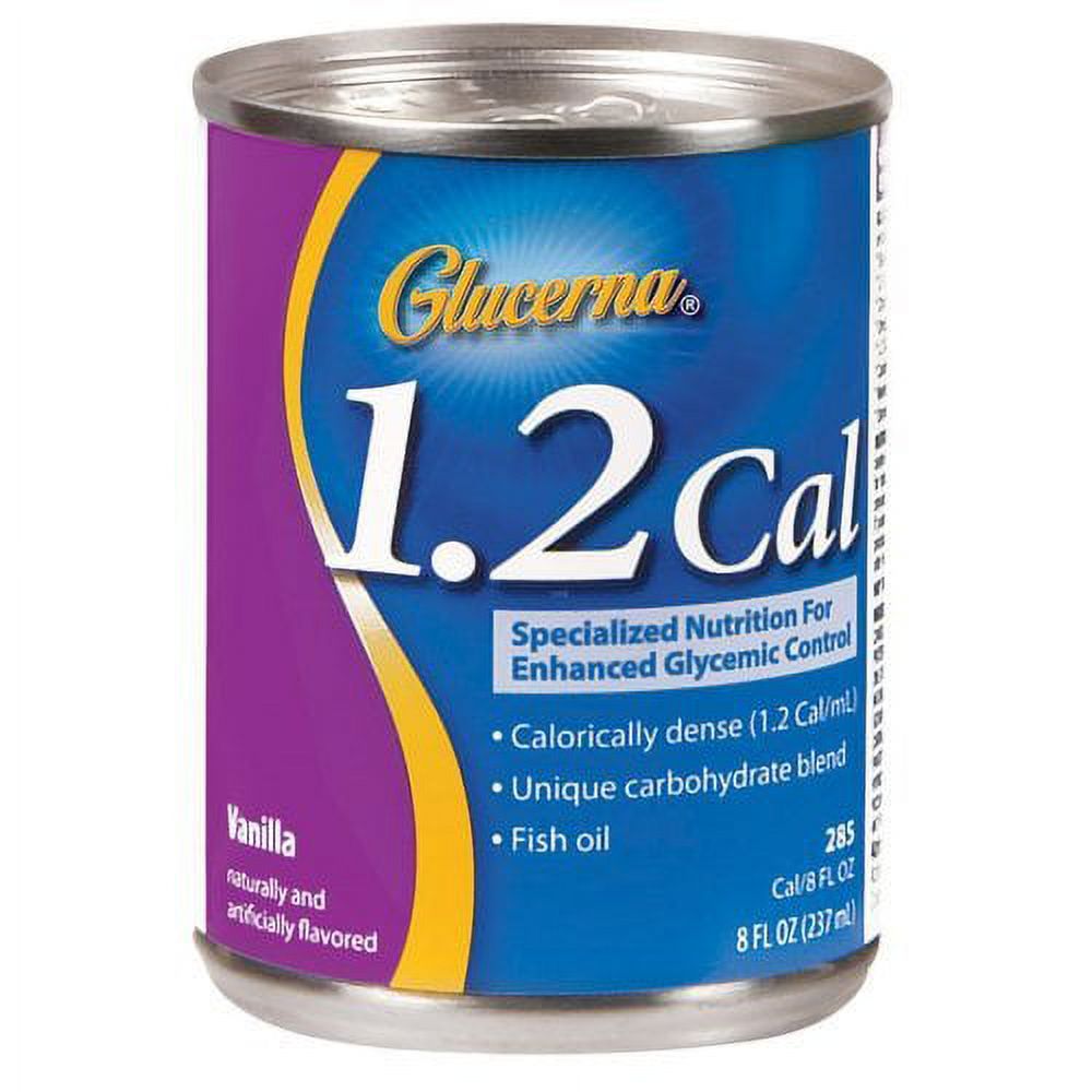Oral Supplement Glucerna 1.2 Cal Vanilla Flavor 8 oz. Can Ready to Use - image 1 of 4