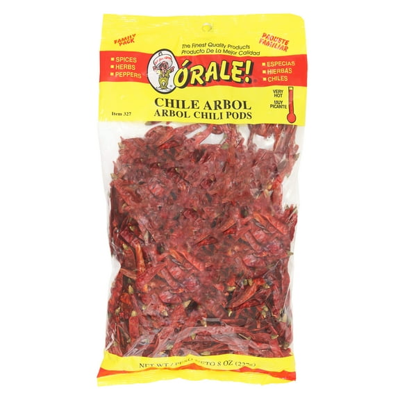 Orale! Arbol Peppers, 8 oz