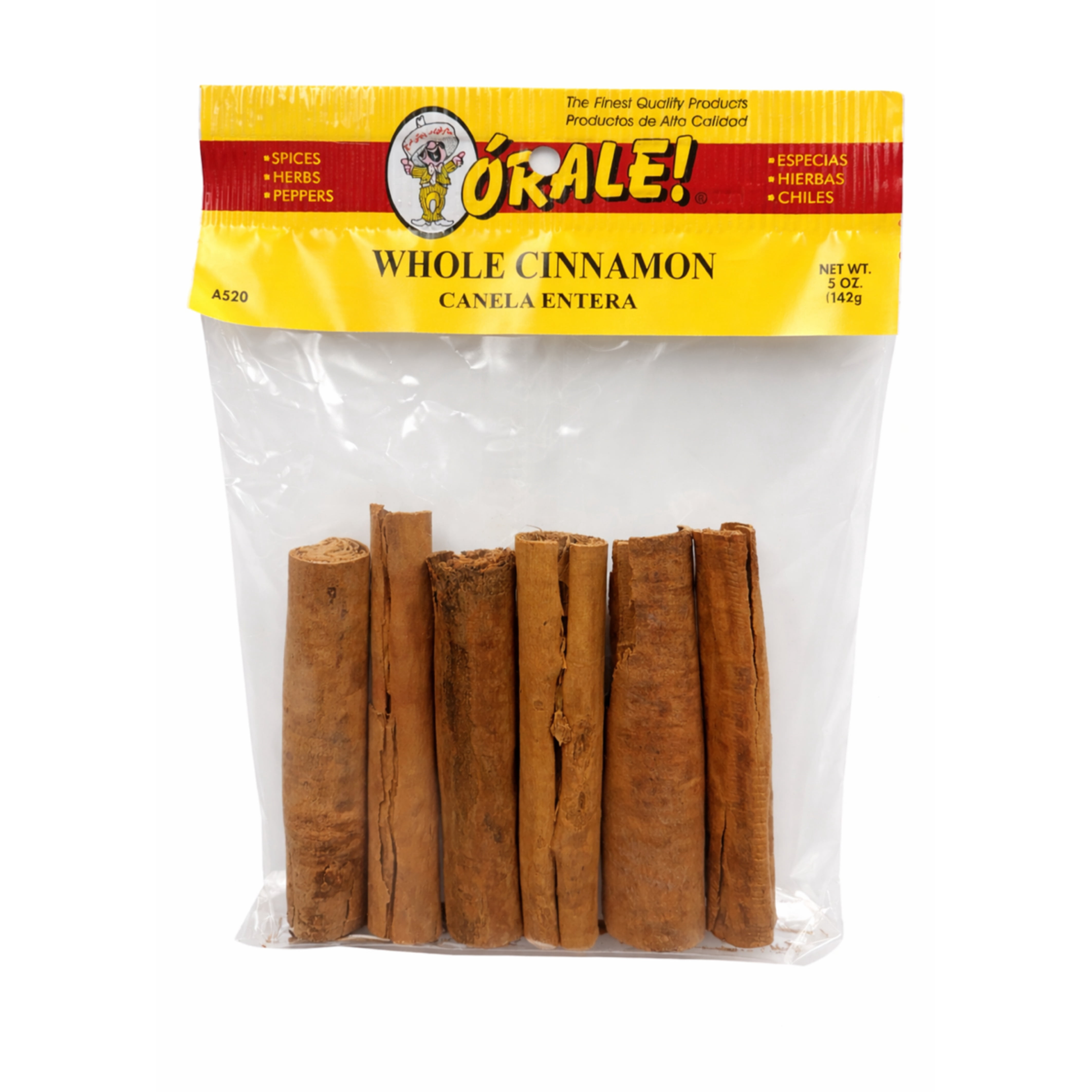 Orale! Whole Cinnamon Sticks, 5 oz