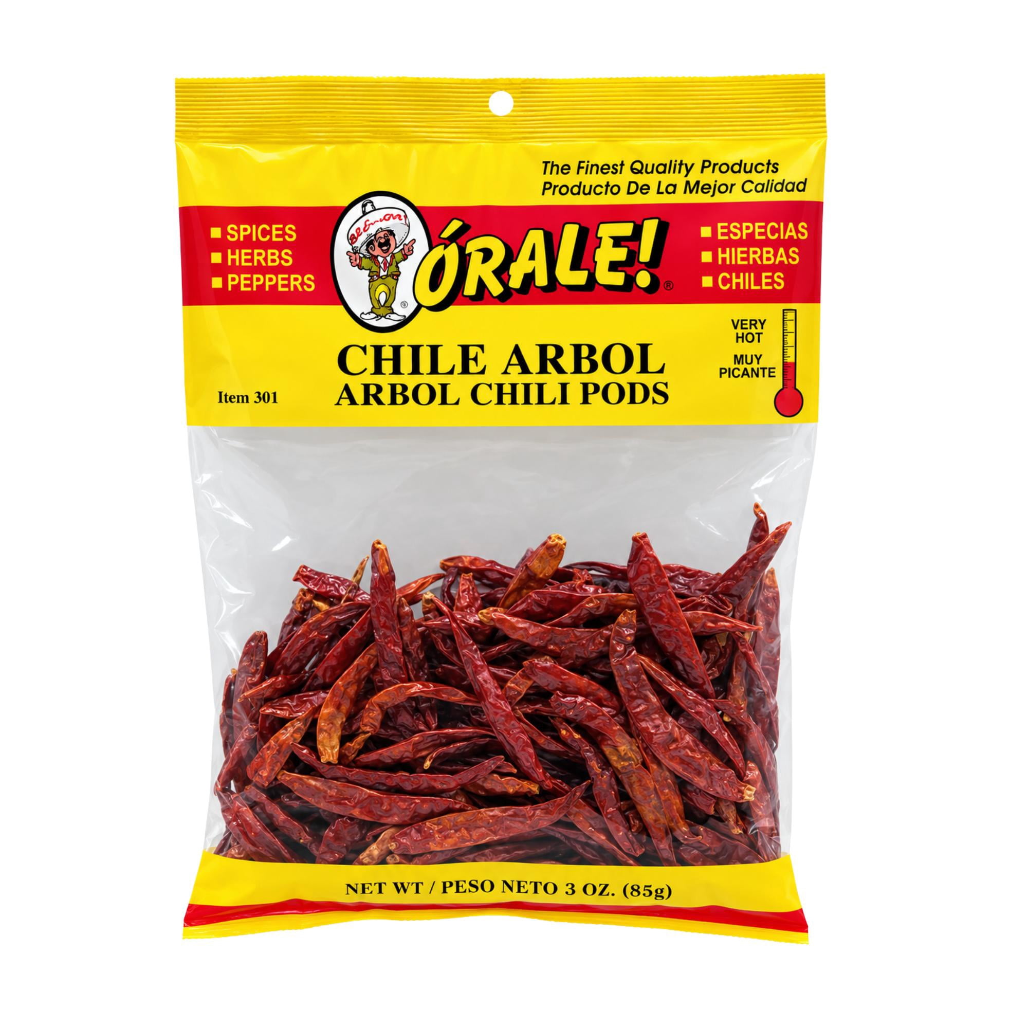 Orale Arbol Chili Pods, 3 oz