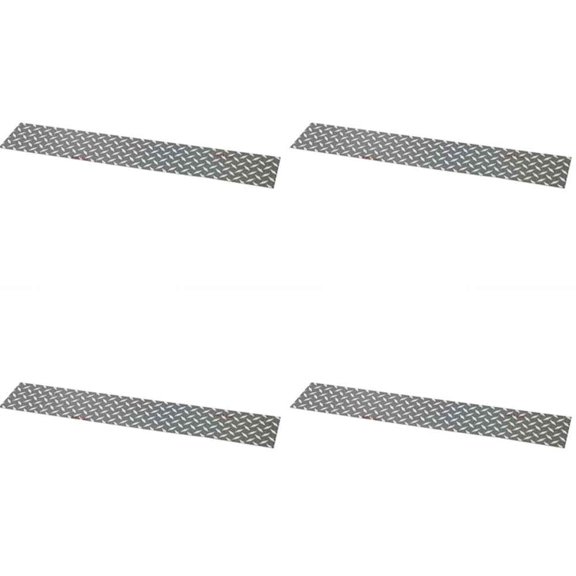 Oralite Conspicuity Tape: 2" x 12" White Diamond Plate - 4 Pack
