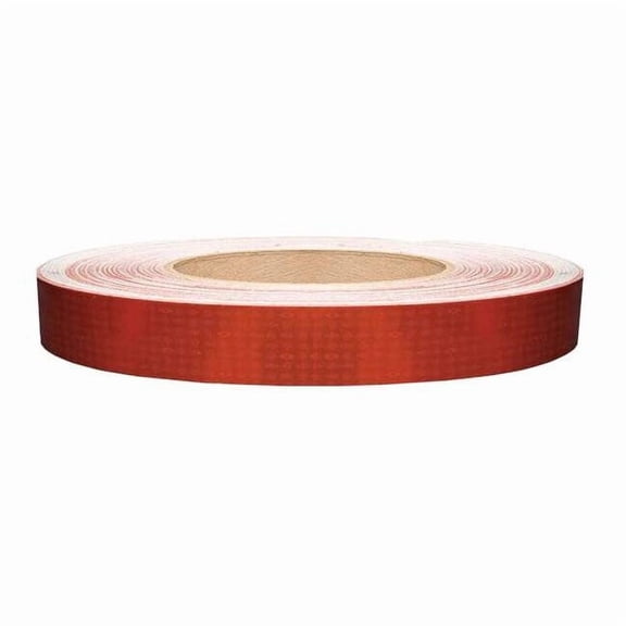 Oralite Reflective Tape,W 1 In,Red, 18642