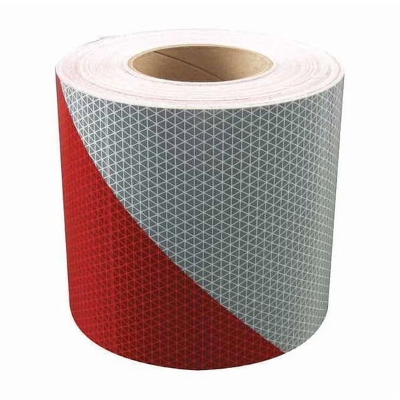 Oralite Reflective Tape,W 3 In,Red/White 18848
