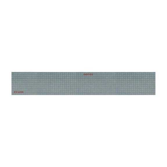Oralite Reflective Tape,White,12 in. L,2 in. W 18347