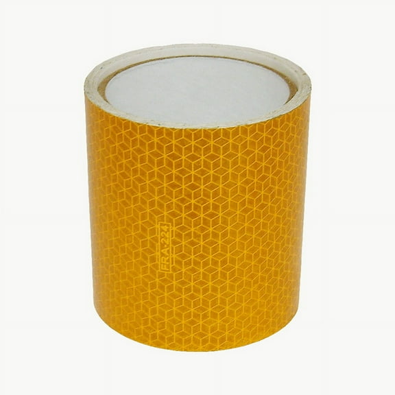Oralite (Reflexite) R99 Rail Microprismatic Retroreflective Conspicuity Tape: 4 in x 15 ft. (Yellow)