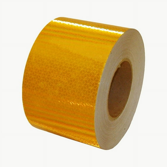 Oralite (Reflexite) R99 Rail Microprismatic Retroreflective Conspicuity Tape: 4 in x 50 yds. (Yellow)