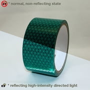 Oralite Reflexite V92-DB-COLORS Microprismatic Conspicuity Tape 2 in x 15 ft. Green