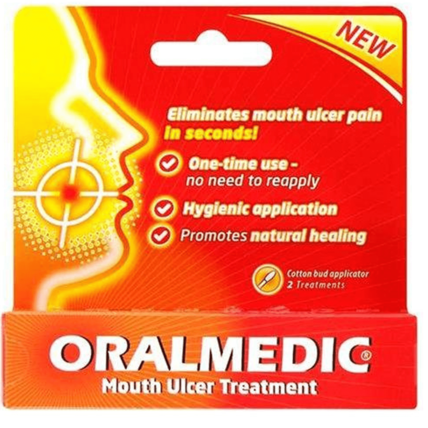 Oralmedic Gel Mouth Ulcer and Canker Sore Treatment Instant Pain