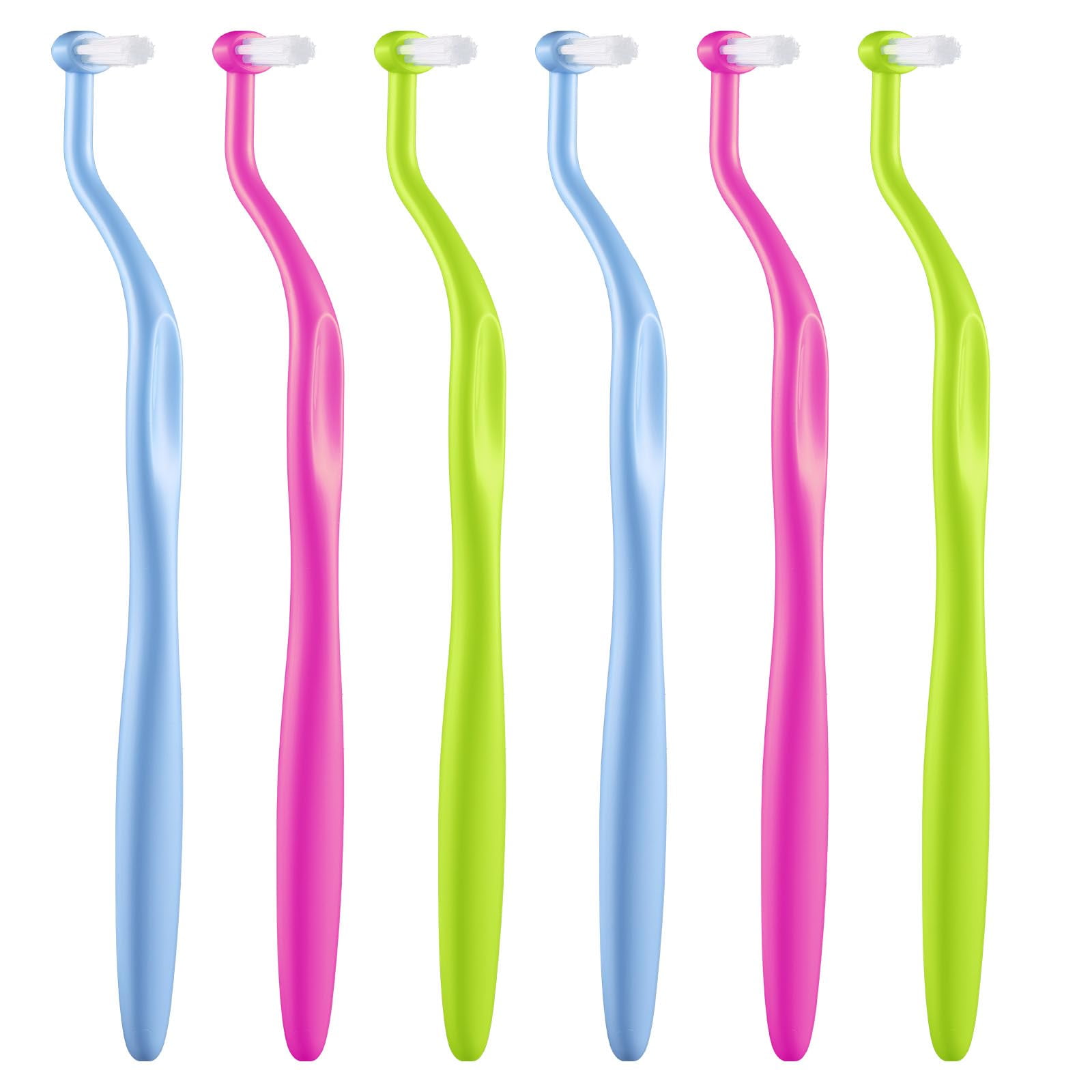 Oralphi End Tuft Toothbrush, Orthodontic Toothbrush Small Head, Ultra
