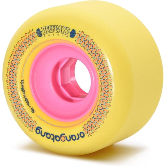 Orangatang Beefcake 73 mm Freeride Longboard Skateboard Wheels (Set of 4)