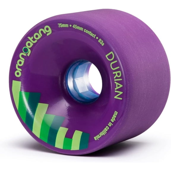 Orangatang Durian 75 mm Freeride Longboard Skateboard Wheels (Set of 4)