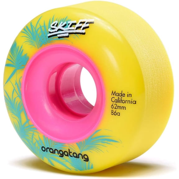 Orangatang Skiff 62 mm All-Terrain Skateboard Wheels (Set of 4)