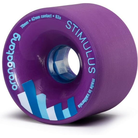Orangatang Stimulus 70 mm Freeride Longboard Skateboard Wheels (Set of 4)
