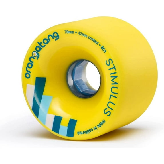 Orangatang Stimulus 70 mm Freeride Longboard Skateboard Wheels (Set of 4)